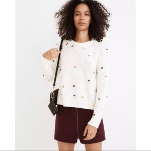 Madewell Rainbow Knot Pullover Sweater